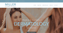 Desktop Screenshot of millerdermatology.com