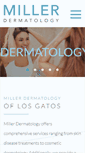 Mobile Screenshot of millerdermatology.com